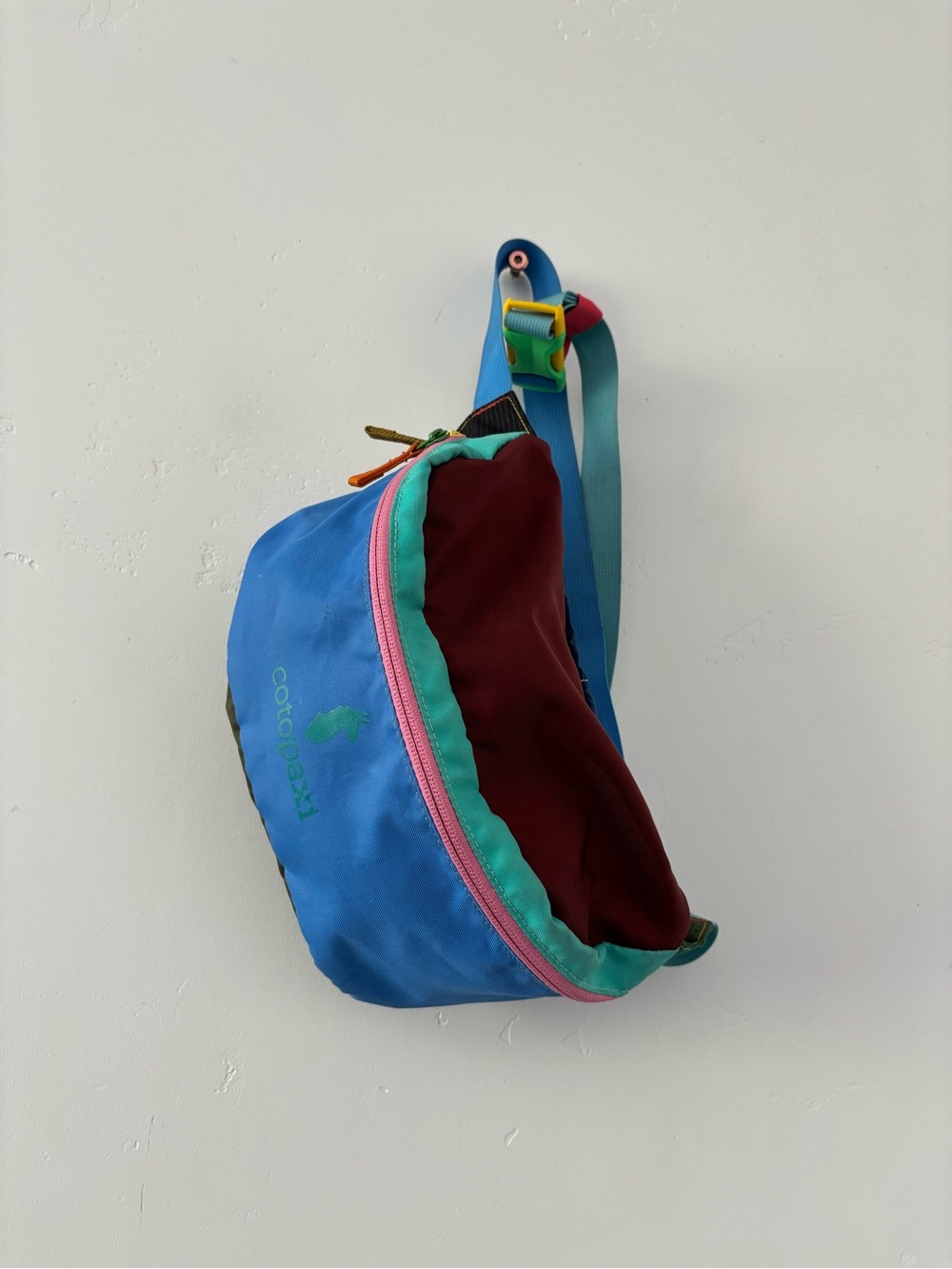 Cotopaxi Fanny Pack Del Dia Waist Bag Colorful Hiking Travel Crossbody